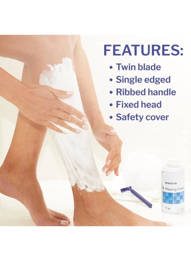 McKesson Twin Blade Razor Disposable - Box of 50 - Model 16-rz50 - Image 3